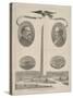 Washington Monument with Grover Cleveland and Thomas A. Hendricks-null-Stretched Canvas