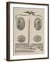 Washington Monument with Grover Cleveland and Thomas A. Hendricks-null-Framed Giclee Print