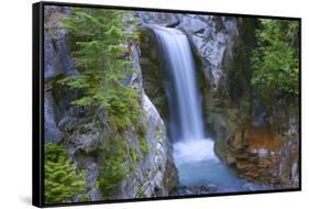 Washington, Mount Rainier National Park. Christine Falls Scenic-Jaynes Gallery-Framed Stretched Canvas