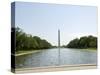 Washington Mounument from the Lincoln Memorial, Washington D.C., USA-Robert Harding-Stretched Canvas