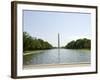 Washington Mounument from the Lincoln Memorial, Washington D.C., USA-Robert Harding-Framed Photographic Print
