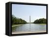 Washington Mounument from the Lincoln Memorial, Washington D.C., USA-Robert Harding-Framed Stretched Canvas
