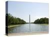 Washington Mounument from the Lincoln Memorial, Washington D.C., USA-Robert Harding-Stretched Canvas