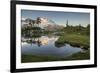 Washington, Mt. Baker Reflecting in a Tarn on Park Butte-Gary Luhm-Framed Photographic Print