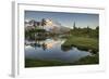 Washington, Mt. Baker Reflecting in a Tarn on Park Butte-Gary Luhm-Framed Photographic Print