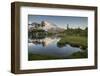 Washington, Mt. Baker Reflecting in a Tarn on Park Butte-Gary Luhm-Framed Photographic Print