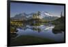 Washington, Mt. Baker Reflecting in a Tarn on Park Butte-Gary Luhm-Framed Photographic Print