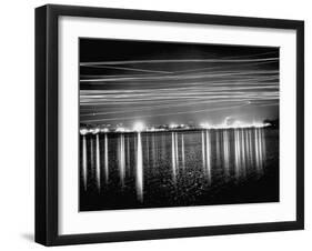 Washington National Airport Night Traffic-null-Framed Photographic Print