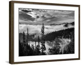 Washington, Olympic National Park. View Northeast from Road to Hurricane Ridge-Ann Collins-Framed Photographic Print