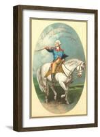Washington on Horse, First in War-null-Framed Art Print