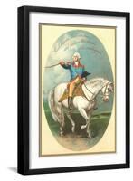 Washington on Horse, First in War-null-Framed Art Print