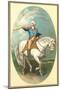 Washington on Horse, First in War-null-Mounted Art Print