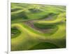 Washington, Palouse, Whitman County. Aerial of Palouse Region-Julie Eggers-Framed Photographic Print