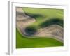 Washington, Palouse, Whitman County. Aerial of Palouse Region-Julie Eggers-Framed Photographic Print