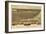 Washington - Panoramic Map of Tacoma-Lantern Press-Framed Art Print