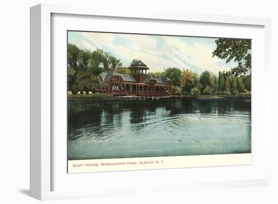 Washington Park, Albany, New York-null-Framed Art Print