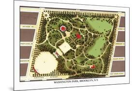 Washington Park, Brooklyn, New York-J. Weidermann-Mounted Art Print