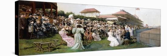 Washington Park Club, Chicago, 1892-Franz Dvorak-Stretched Canvas