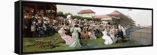 Washington Park Club, Chicago, 1892-Franz Dvorak-Framed Stretched Canvas