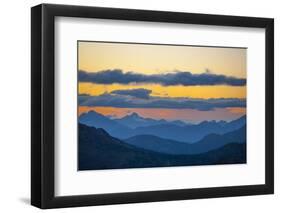 Washington, Pasayten, Pct, Hart's Pass. Landscape from Slate Peak-Steve Kazlowski-Framed Premium Photographic Print