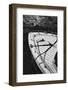 Washington, Port Townsend. Bow of a Classic Speedboat, Black and White-Kevin Oke-Framed Photographic Print