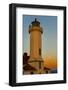 Washington, Port Townsend. Super Moon over the Point Wilson Lighthouse-Richard Duval-Framed Photographic Print