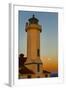 Washington, Port Townsend. Super Moon over the Point Wilson Lighthouse-Richard Duval-Framed Photographic Print
