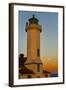 Washington, Port Townsend. Super Moon over the Point Wilson Lighthouse-Richard Duval-Framed Photographic Print