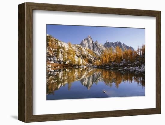 Washington, Prusik Peak Reflected in Sprite Lakelet Enchantment Lakes-Jamie & Judy Wild-Framed Photographic Print