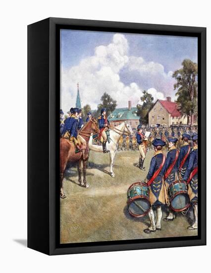 Washington's Army, 1776-Howard Pyle-Framed Stretched Canvas