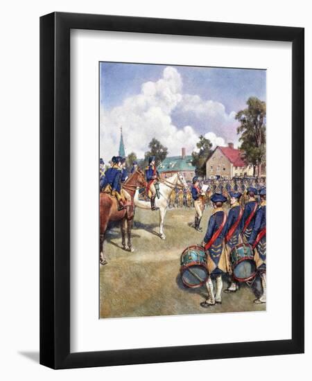 Washington's Army, 1776-Howard Pyle-Framed Giclee Print