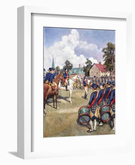 Washington's Army, 1776-Howard Pyle-Framed Giclee Print