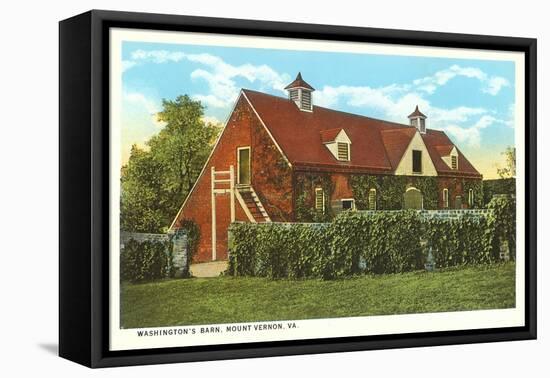 Washington's Barn, Mt. Vernon, Virginia-null-Framed Stretched Canvas