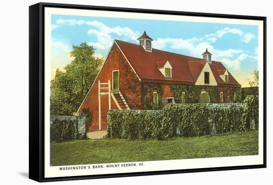 Washington's Barn, Mt. Vernon, Virginia-null-Framed Stretched Canvas