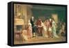 Washington's Birthday, 1798-Jean Leon Gerome Ferris-Framed Stretched Canvas