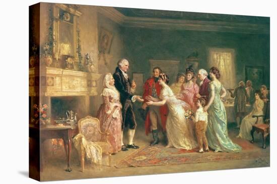 Washington's Birthday, 1798-Jean Leon Gerome Ferris-Stretched Canvas