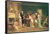 Washington's Birthday, 1798-Jean Leon Gerome Ferris-Framed Stretched Canvas