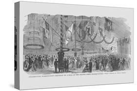 Washington's Birthday Ball at 2nd Corps Headquarters-Frank Leslie-Stretched Canvas