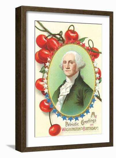 Washington's Birthday, Cherries-null-Framed Art Print