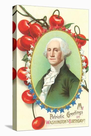 Washington's Birthday, Cherries-null-Stretched Canvas