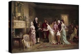 Washington's Birthday-Jean Leon Gerome Ferris-Stretched Canvas