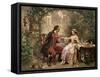 Washington's Courtship-Jean Leon Gerome Ferris-Framed Stretched Canvas