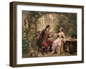 Washington's Courtship-Jean Leon Gerome Ferris-Framed Giclee Print