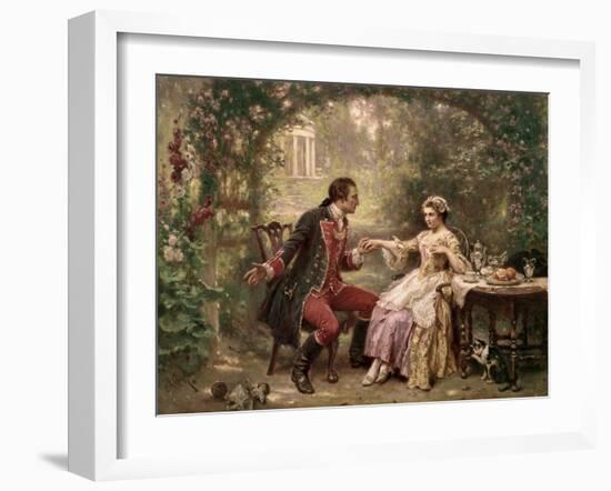 Washington's Courtship-Jean Leon Gerome Ferris-Framed Giclee Print