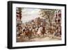 Washington's Entry into New York, 23 April 1789-null-Framed Giclee Print