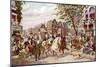 Washington's Entry into New York, 23 April 1789-null-Mounted Giclee Print