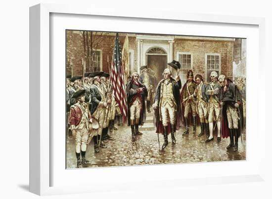 Washington's Farewell to His Officers-Edward Moran-Framed Giclee Print