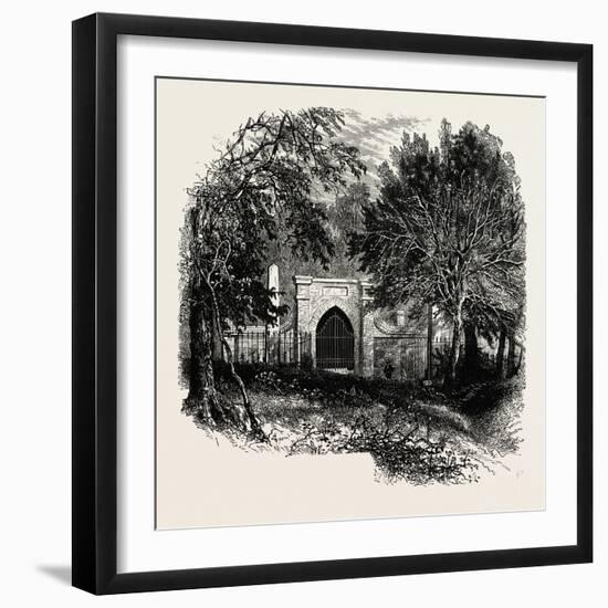 Washington's Grave, Mount Vernon, USA, 1870s-null-Framed Giclee Print