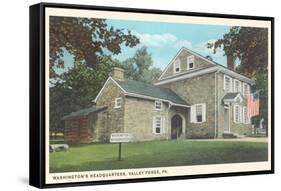 Washington's Headquarters, Valley Forge, Pennsylvania-null-Framed Stretched Canvas