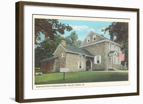 Washington's Headquarters, Valley Forge, Pennsylvania-null-Framed Art Print